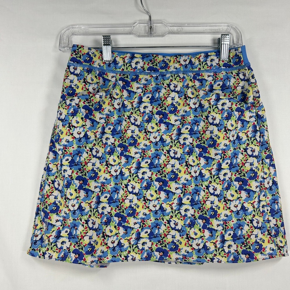 RLX Ralph Lauren Blue Floral Athletic Skort Size XL (16)